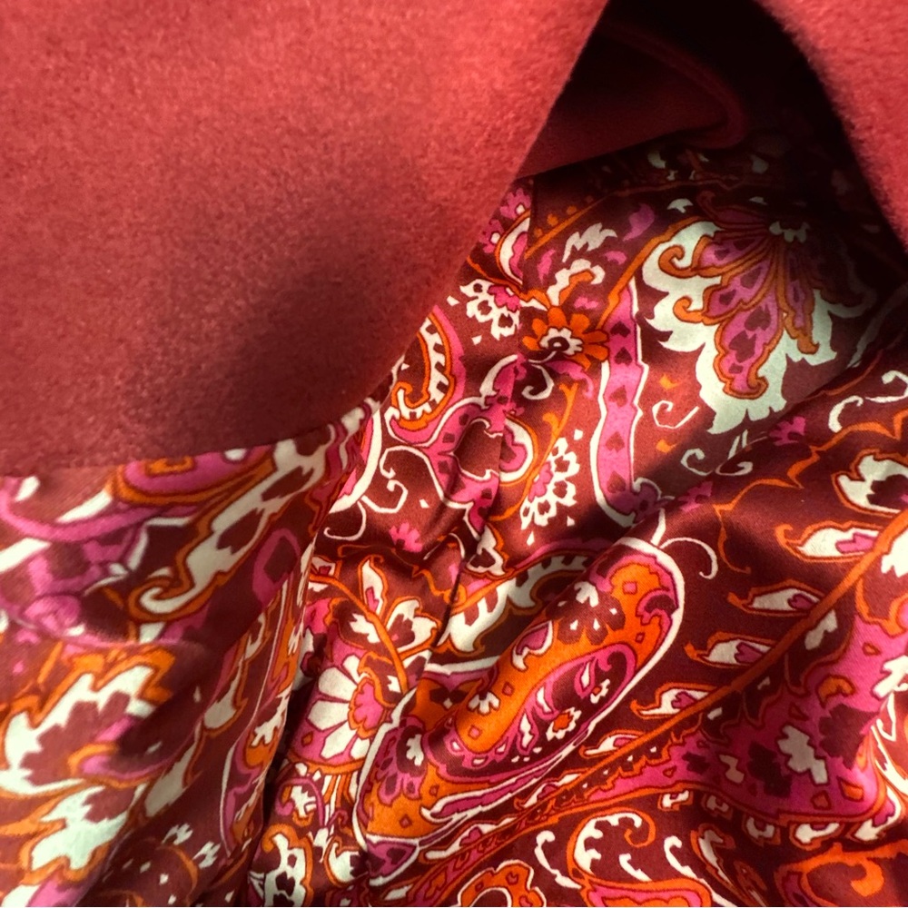 Isaac Mizrahi Vibrant Red Faux Suede Blazer - Picture 9 of 9